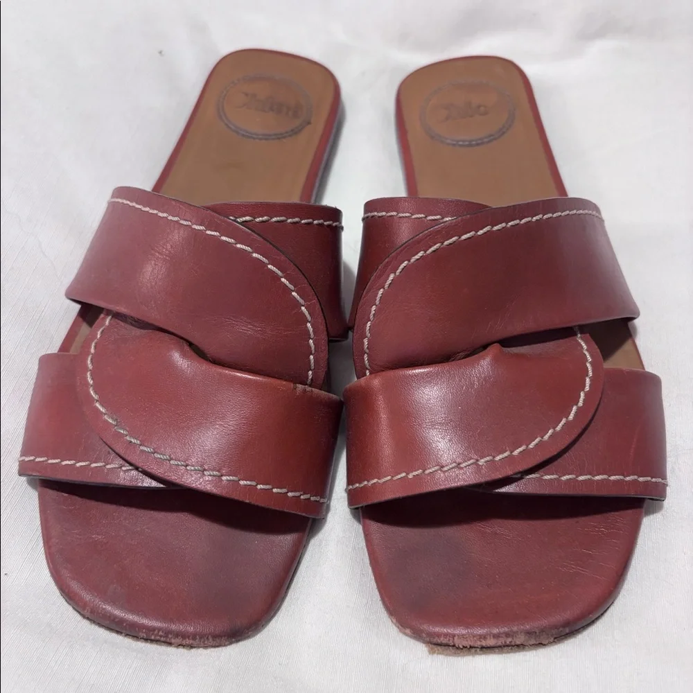 Chloe Leather Sandals - Picture 3 of 4